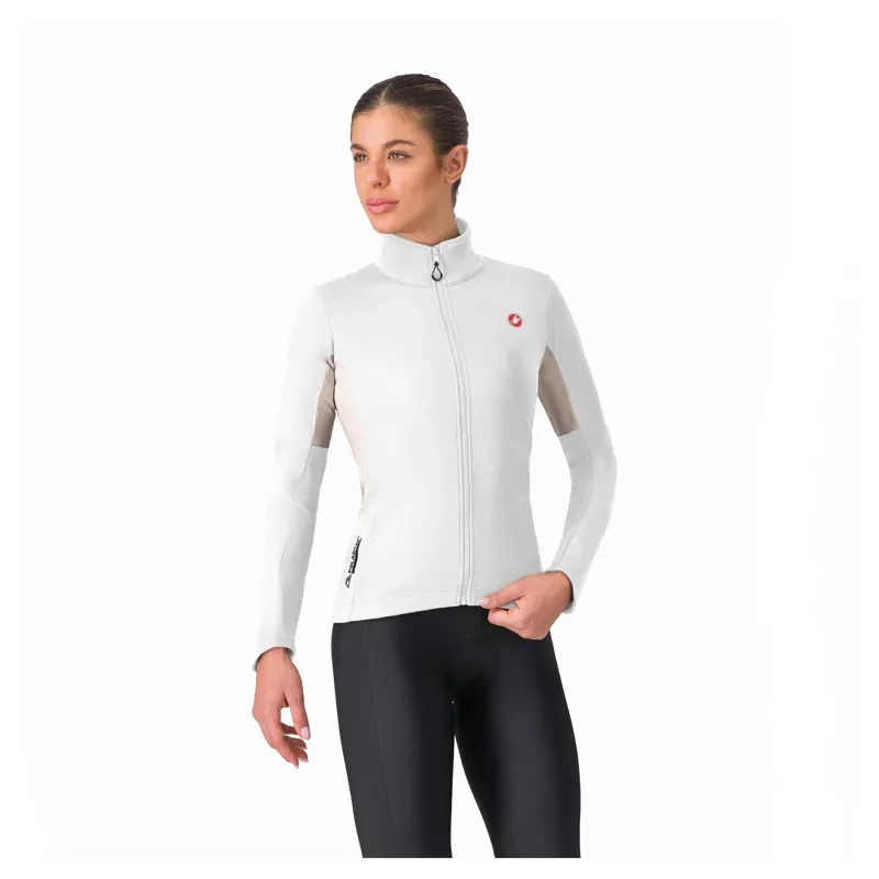 Castelli Entrata 2 Women's Windproof Jacket - Ivory/Silver Moon