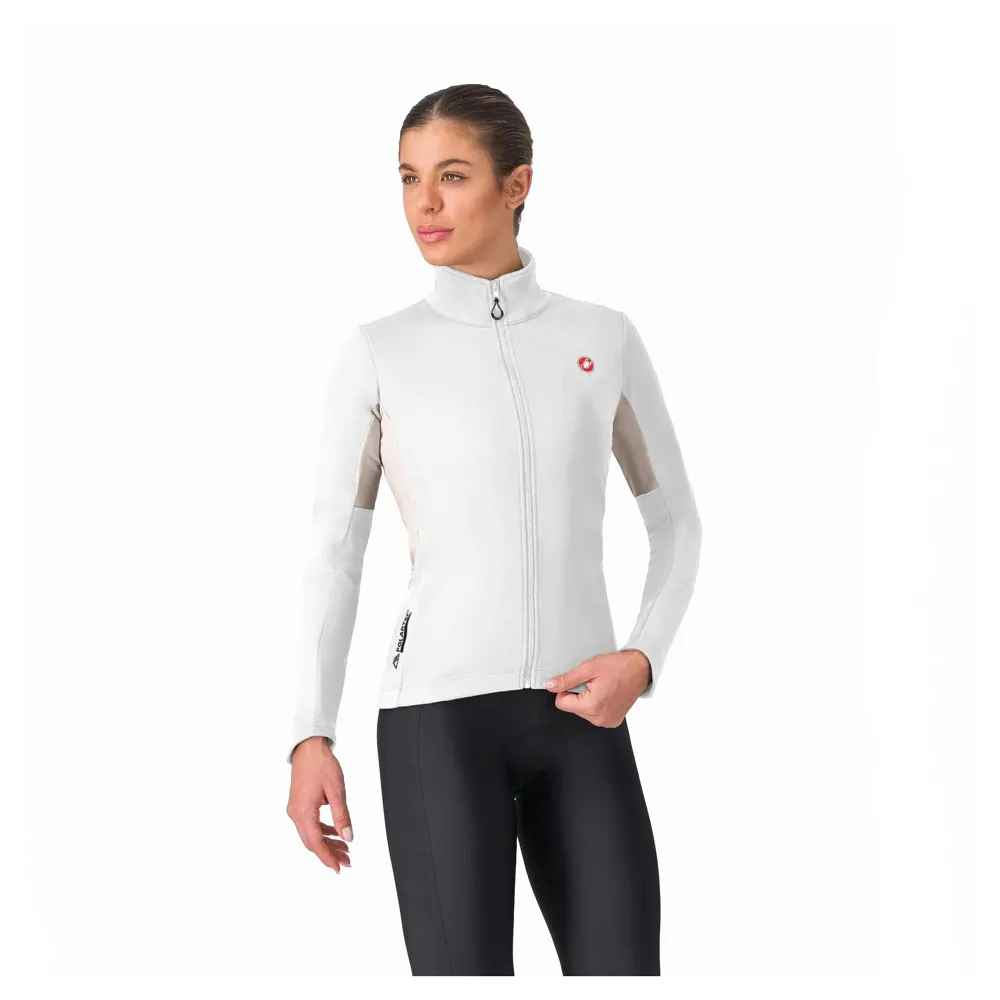 uPRISE Bikes Castelli Entrata 2 Women's Windproof Jacket - Ivory/Silver Moon | Price match, 365 day return s, 18-Month Warranty, Finance Available & Free UK Delivery