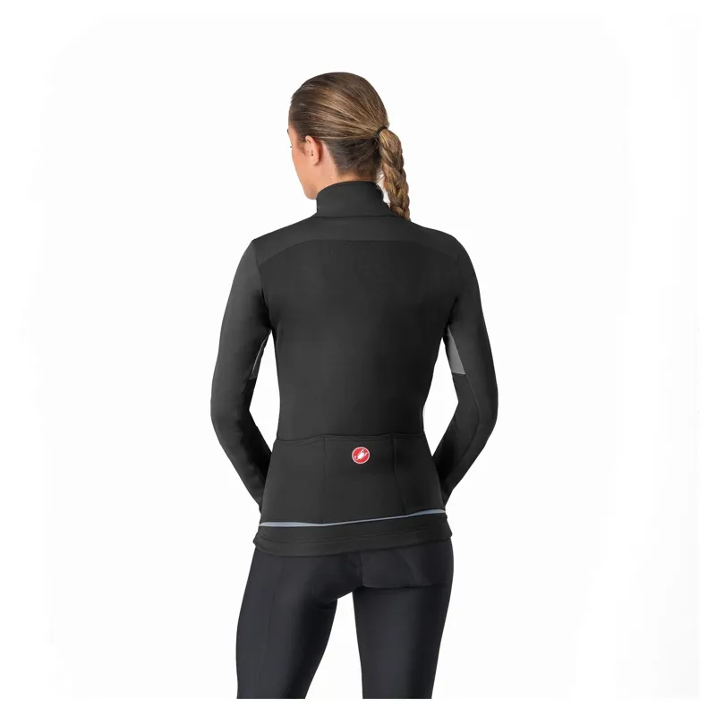 Castelli Entrata 2 Women's Windproof Jacket - Light Black/Dark Grey-1