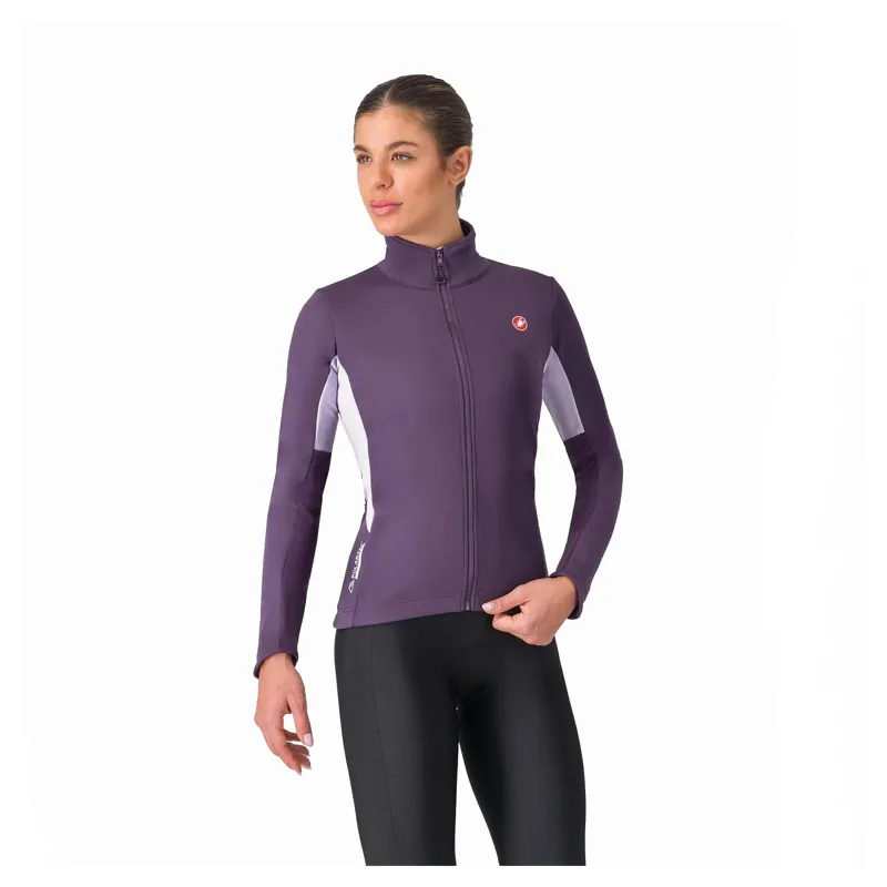 Castelli Entrata 2 Women's Windproof Jacket - Night Shade/Purple Mist