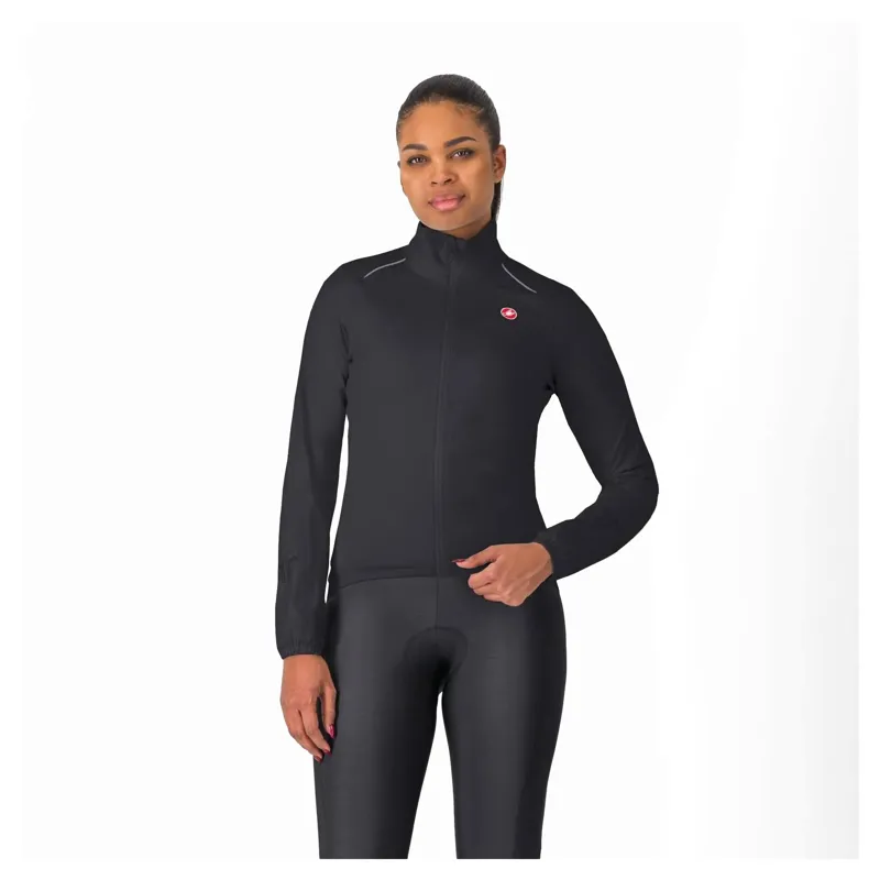 Castelli Emergency 3 Women's Waterproof Rain Jacket - Light Black