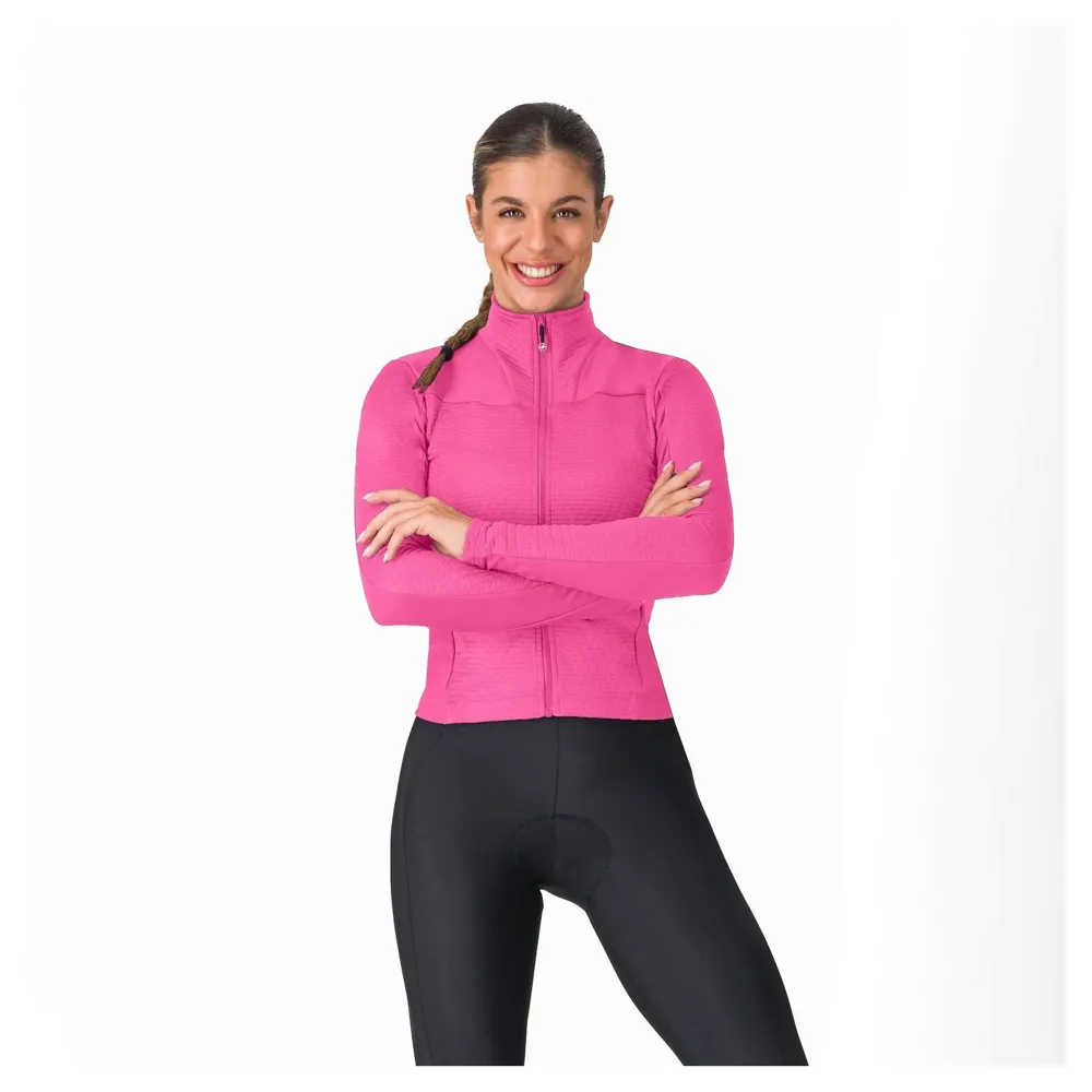 uPRISE Bikes Castelli Sfida 3 Women's Long Sleeve Jersey - Violet Pink | Price match, 365 day return s, 18-Month Warranty, Finance Available & Free UK Delivery