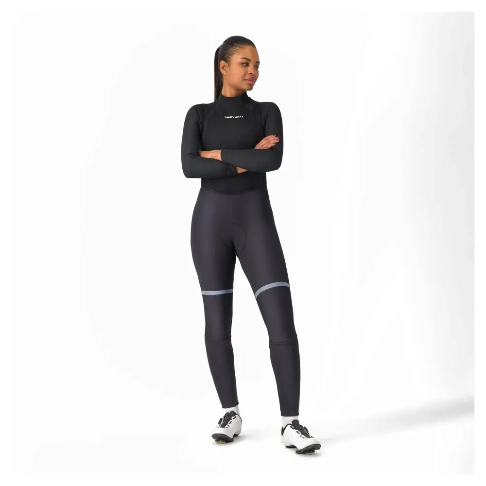 uPRISE Bikes Castelli Polare 2 Women's Windproof Bib Tights - Black | Price match, 365 day return s, 18-Month Warranty, Finance Available & Free UK Delivery