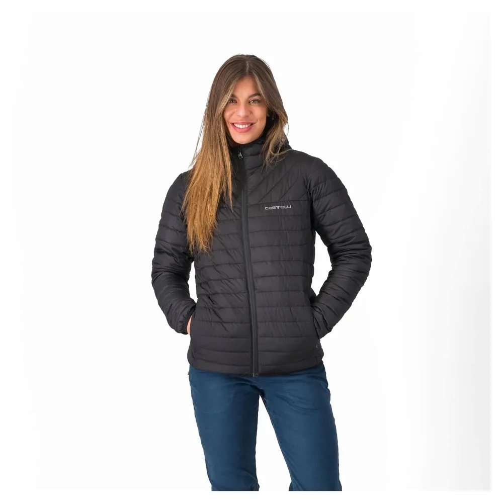 uPRISE Bikes Castelli Classico Women's Puffy Windproof Jacket - Black | Price match, 365 day return s, 18-Month Warranty, Finance Available & Free UK Delivery