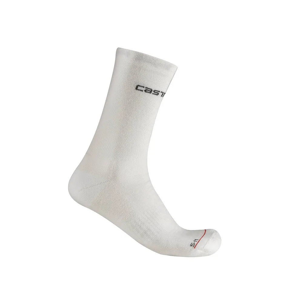 uPRISE Bikes Castelli Diciotto Soft Merino Women's Socks - White | Price match, 365 day return s, 18-Month Warranty, Finance Available & Free UK Delivery