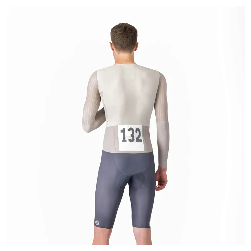 Castelli Body Paint V TT Men's Speed Suit - Silver Moon/Clay/Smoky Grey-1