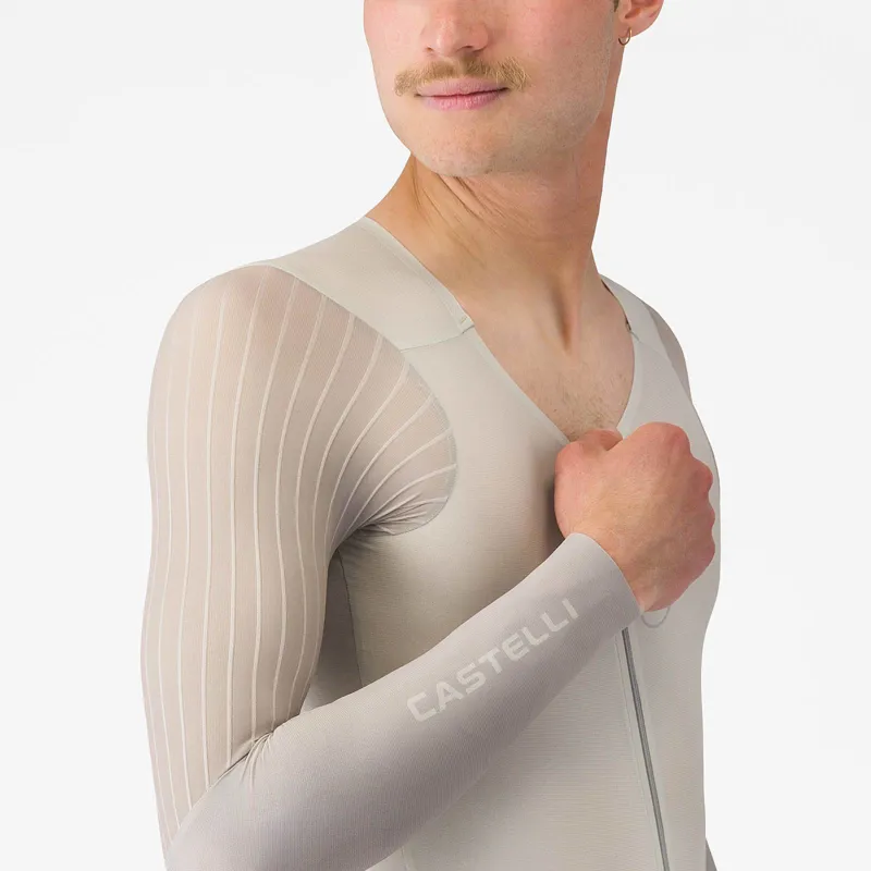 Castelli Body Paint V TT Men's Speed Suit - Silver Moon/Clay/Smoky Grey-3