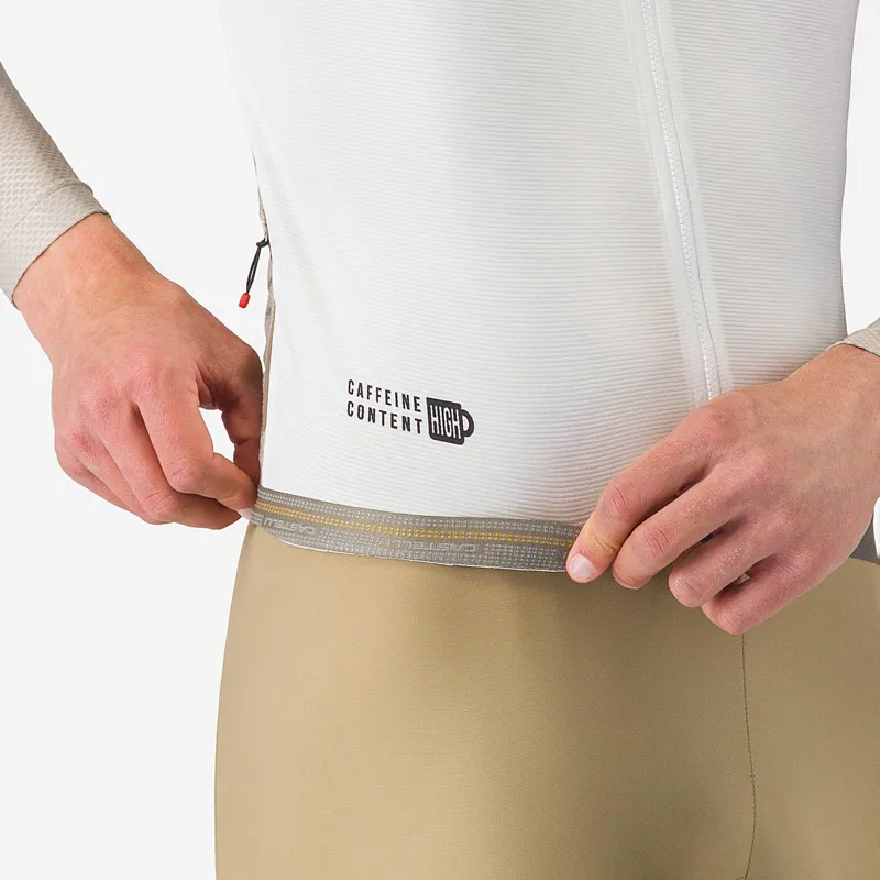 Castelli Corretto Men's Long Sleeve Jersey - Ivory/Clay/Black-3