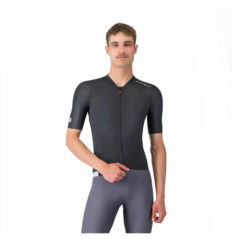 uPRISE Bikes Castelli Espresso 2 Men's Short Sleeve Jersey - Black | Price match, 365 day returns, 18-Month Warranty, Finance Available & Free UK Delivery