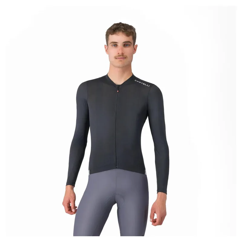 Castelli Espresso 2 Men's Long Sleeve Jersey - Black