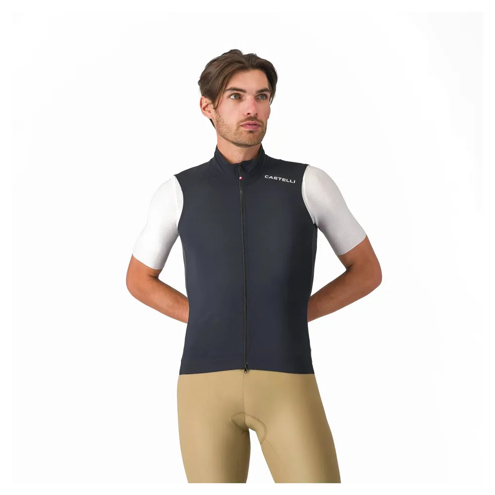 uPRISE Bikes Castelli Espresso 2 Men's Vest - Black | Price match, 365 day returns, 18-Month Warranty, Finance Available & Free UK Delivery