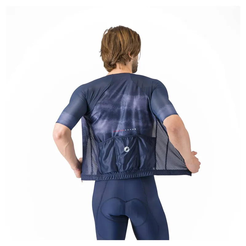 Castelli Climber's A/C Men's Short Sleeve Jersey - Belgian Blue/Winter Sky-1