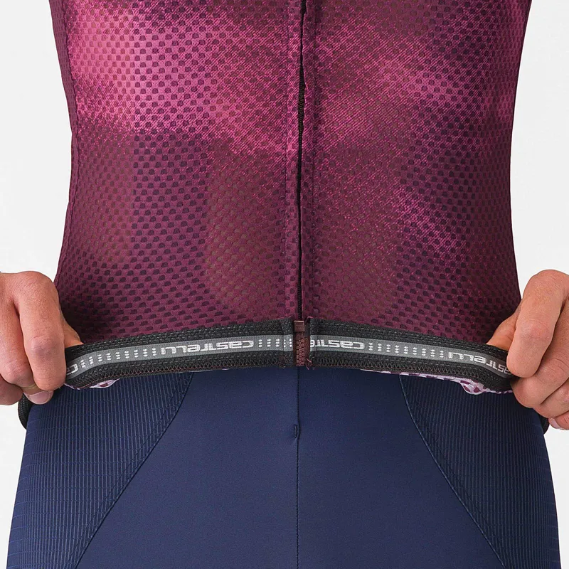 Castelli Climber's A/C Men's Short Sleeve Jersey - Bordeaux/White-3