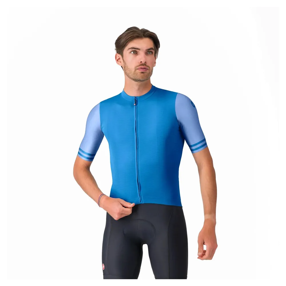 uPRISE Bikes Castelli Prologo Lite 2 Men's Short Sleeve Jersey - Azzurro Italia | Price match, 365 day returns, 18-Month Warranty, Finance Available & Free UK Delivery