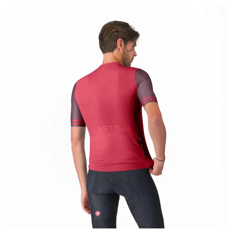 Castelli Prologo Lite 2 Men's Short Sleeve Jersey - Rich Red/Bordeaux-1