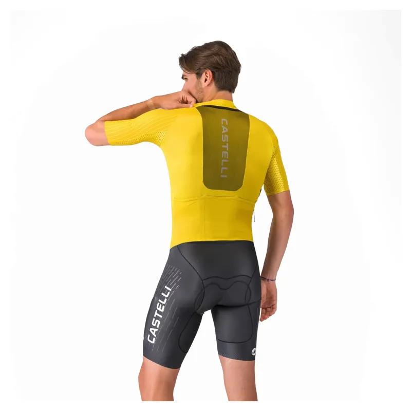 Castelli Unlimited Men's Speed Suit - Mango Mojito/Black/Ivory-1