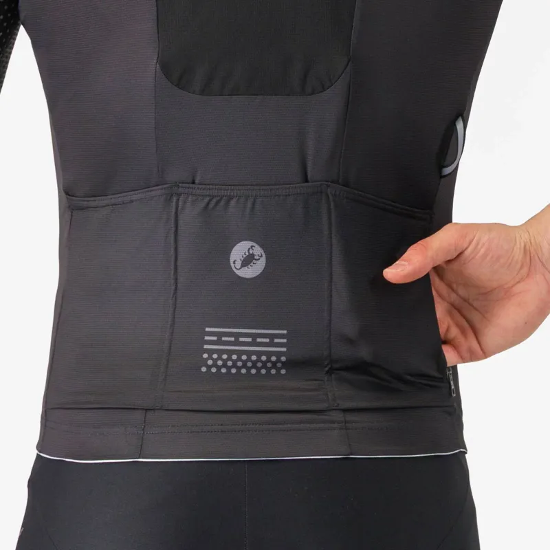 Castelli Unlimited Pro 2 Men's Short Sleeve Jersey - Black-4