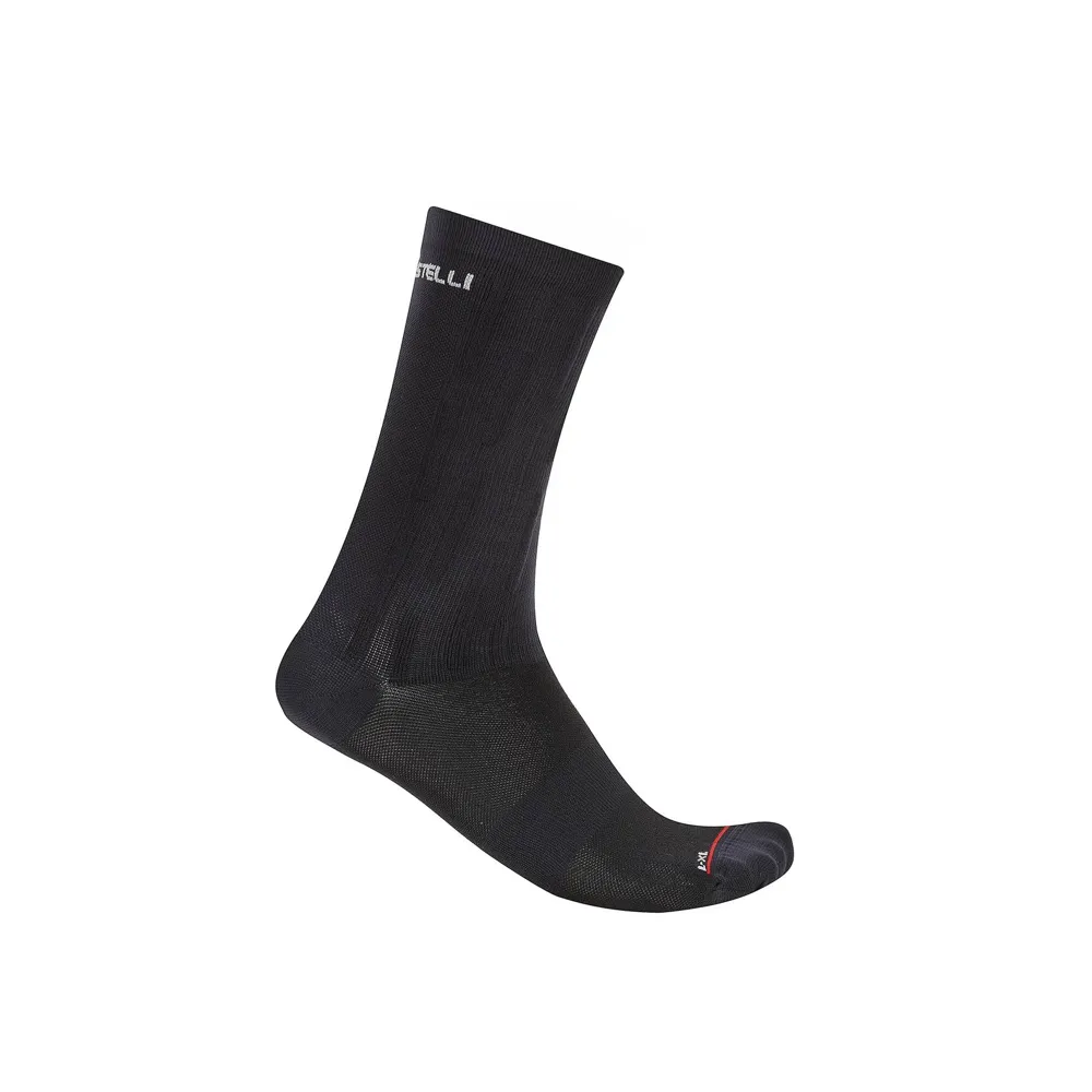 uPRISE Bikes Castelli Aero Race Pro 20 Socks - Black | Price match, 365 day returns, 18-Month Warranty, Finance Available & Free UK Delivery