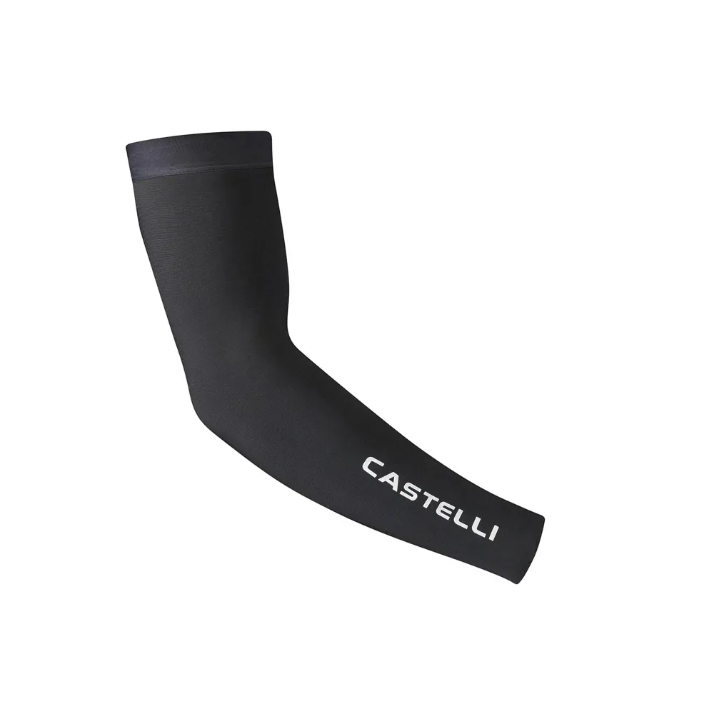 uPRISE Bikes Castelli UPF 50 + Light 3 Arm Sleeves - Black | Price match, 365 day returns, 18-Month Warranty, Finance Available & Free UK Delivery