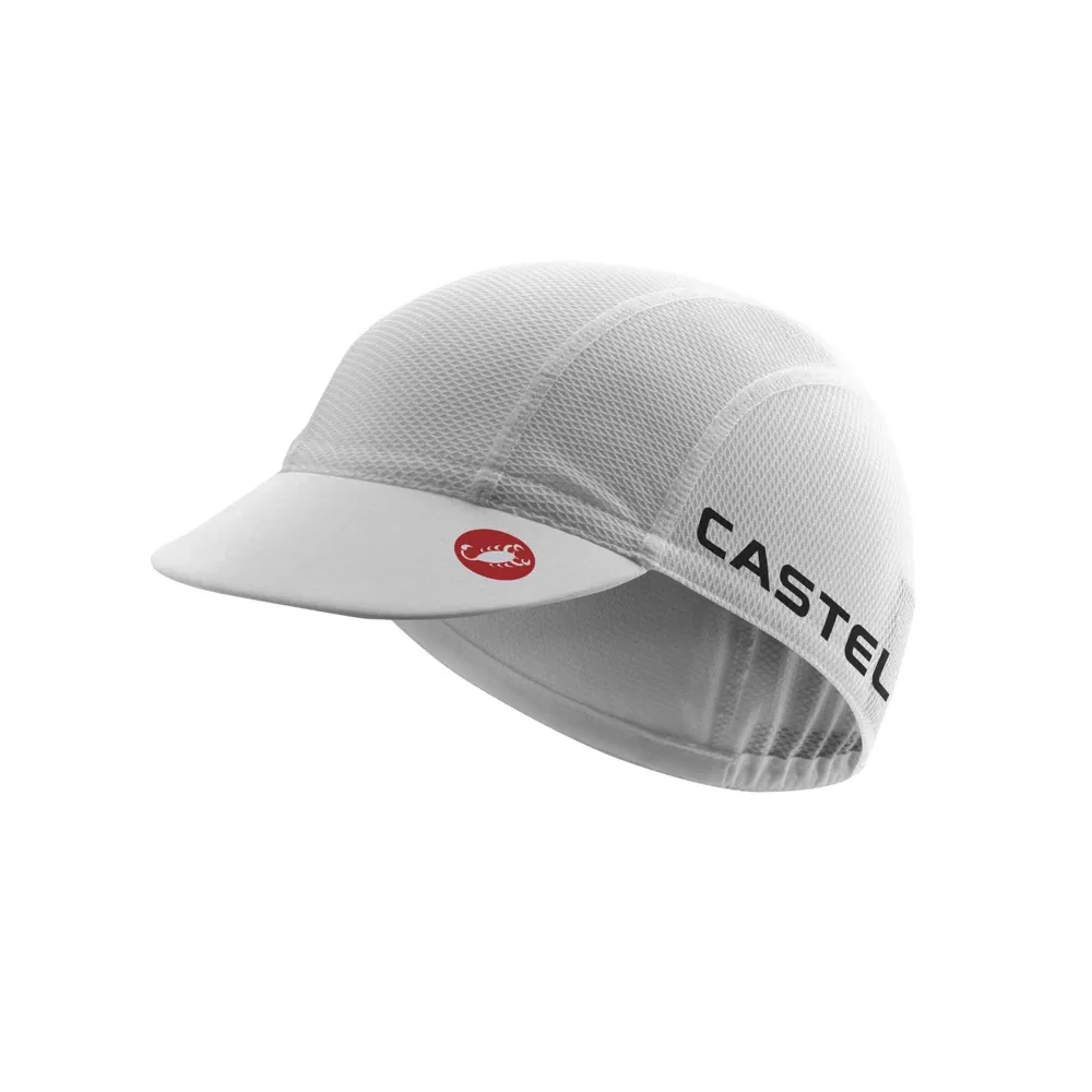 uPRISE Bikes Castelli A/C 3 Cycling Cap - White | Price match, 365 day returns, 18-Month Warranty, Finance Available & Free UK Delivery