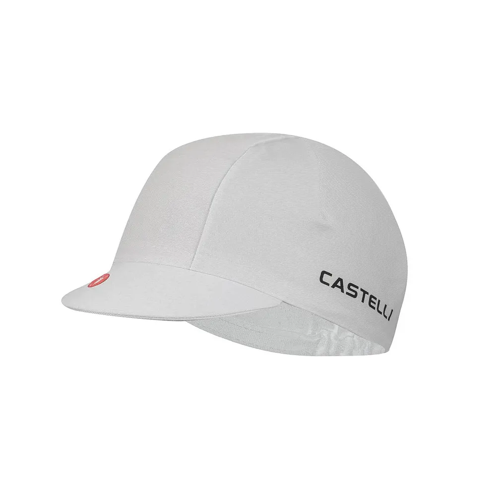 uPRISE Bikes Castelli Castelli Logo Cycling Cap - White | Price match, 365 day returns, 18-Month Warranty, Finance Available & Free UK Delivery