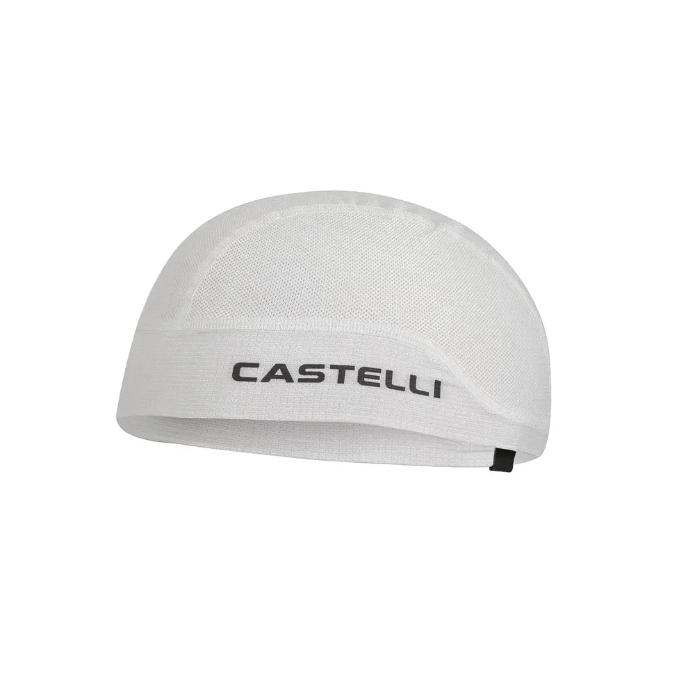 uPRISE Bikes Castelli Summer Skull Cap - White | Price match, 365 day returns, 18-Month Warranty, Finance Available & Free UK Delivery