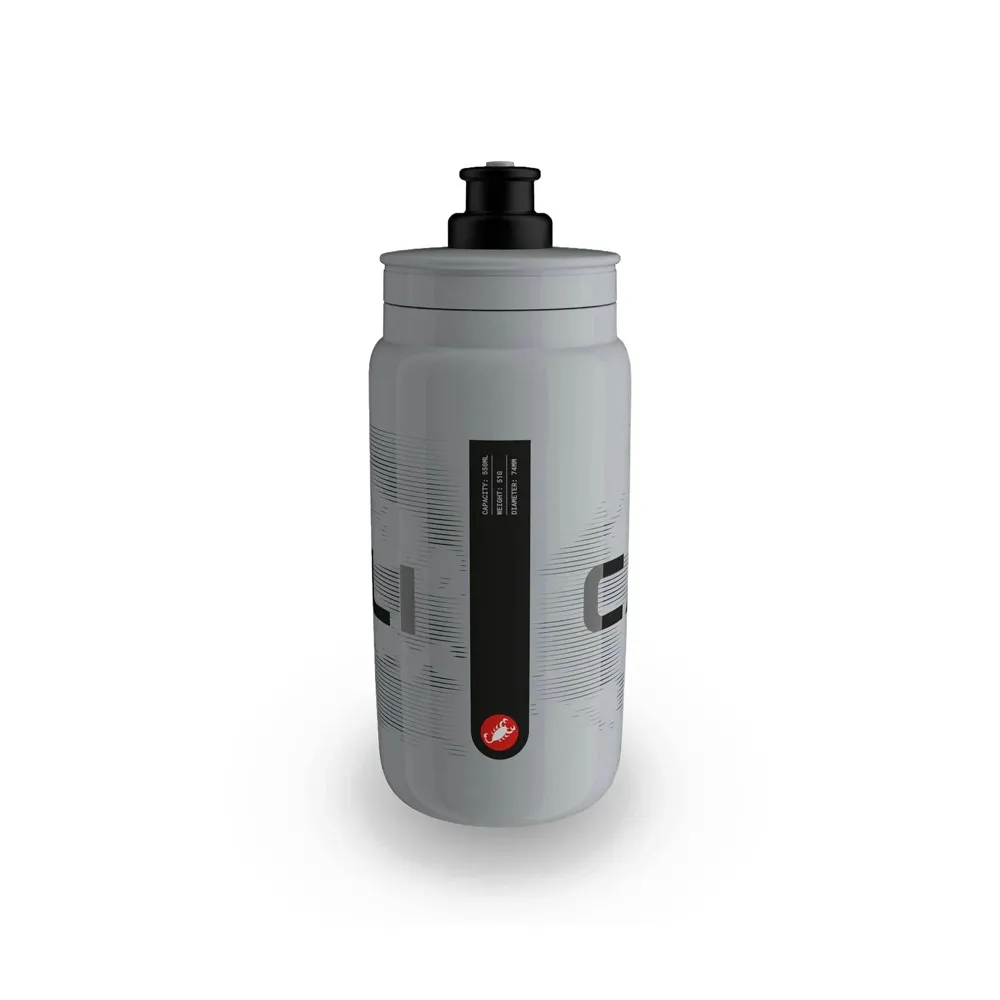 uPRISE Bikes Castelli Cloud Water Bottle - 550ml - Smoky Grey | Price match, 365 day returns, 18-Month Warranty, Finance Available & Free UK Delivery