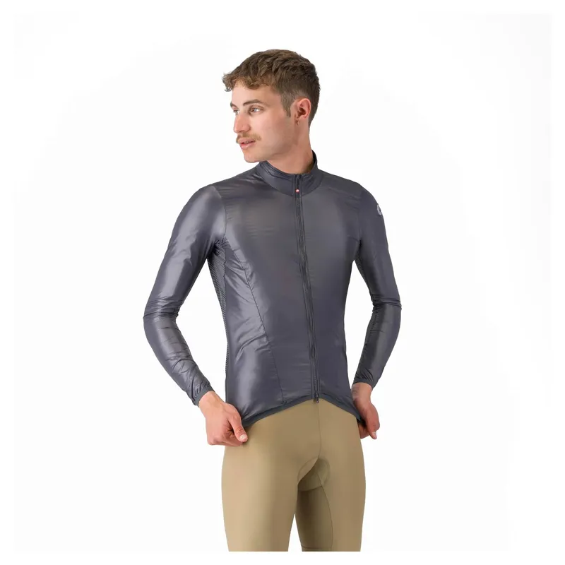 Castelli Aria Shell 2 Men's Windproof Jacket -  Dark Grey