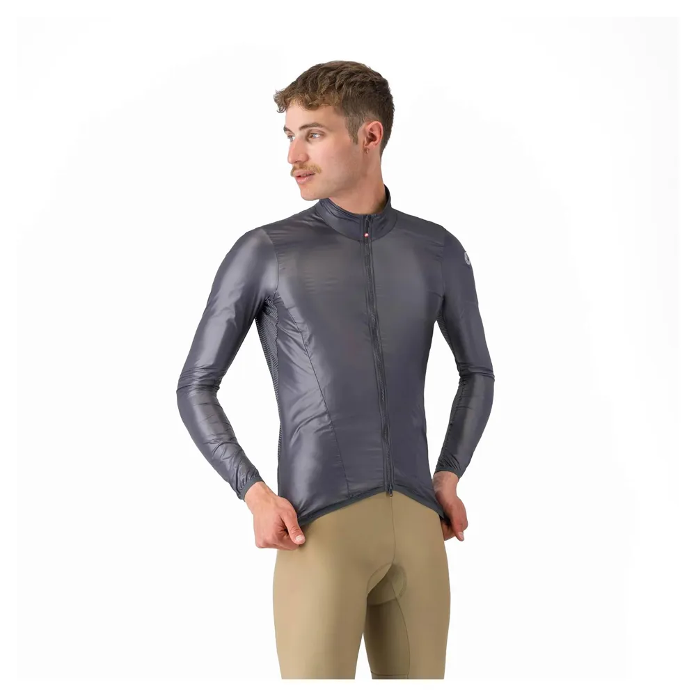 uPRISE Bikes Castelli Aria Shell 2 Men's Windproof Jacket - Dark Grey | Price match, 365 day returns, 18-Month Warranty, Finance Available & Free UK Delivery