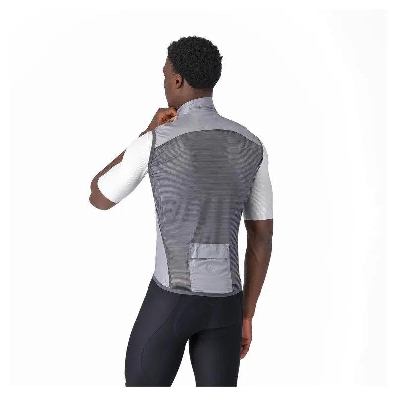Castelli Aria 2 Men's Windproof Vest - Silver Grey/Dark Grey-1