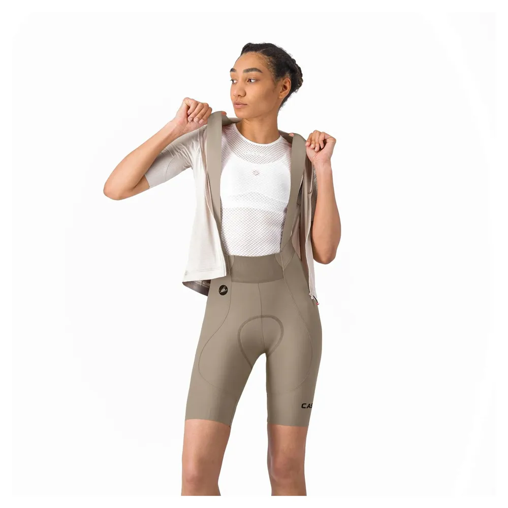 uPRISE Bikes Castelli Espresso 2 Women's DT Women's Bib Shorts - Clay | Price match, 365 day returns, 18-Month Warranty, Finance Available & Free UK Delivery