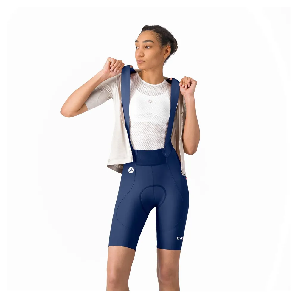 uPRISE Bikes Castelli Espresso 2 Women's DT Women's Bib Shorts - Belgian Blue | Price match, 365 day returns, 18-Month Warranty, Finance Available & Free UK Delivery