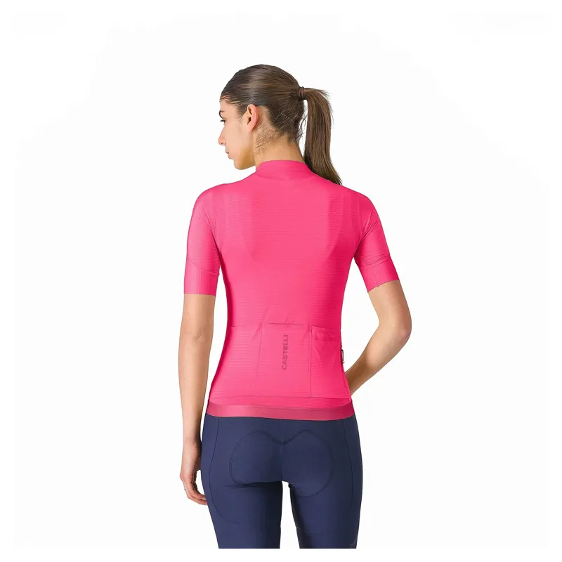 Castelli Espresso 2 Women's Short Sleeve Jersey - Rosa Giro-1