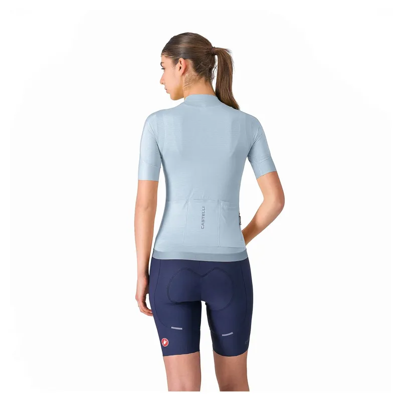 Castelli Espresso 2 Women's Short Sleeve Jersey - Winter Sky-1