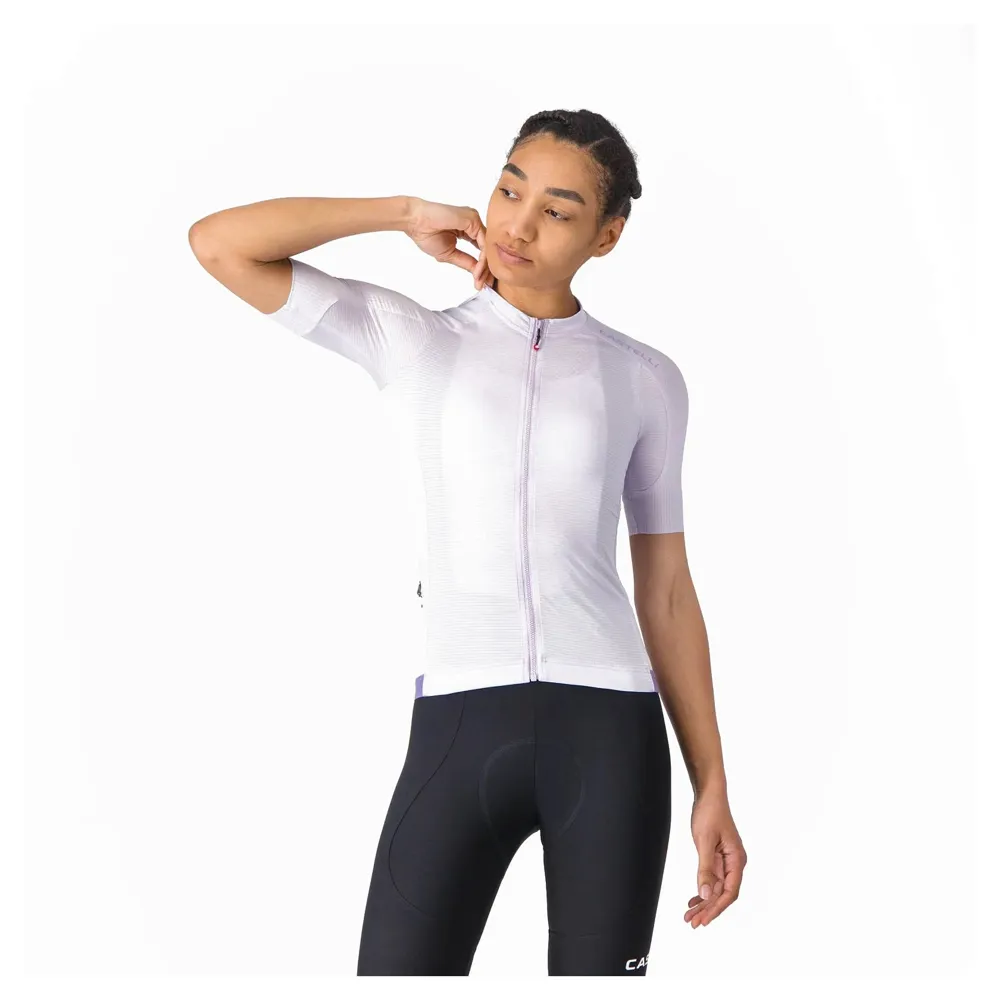 uPRISE Bikes Castelli Espresso 2 Women's Short Sleeve Jersey - Purple Mist | Price match, 365 day returns, 18-Month Warranty, Finance Available & Free UK Delivery