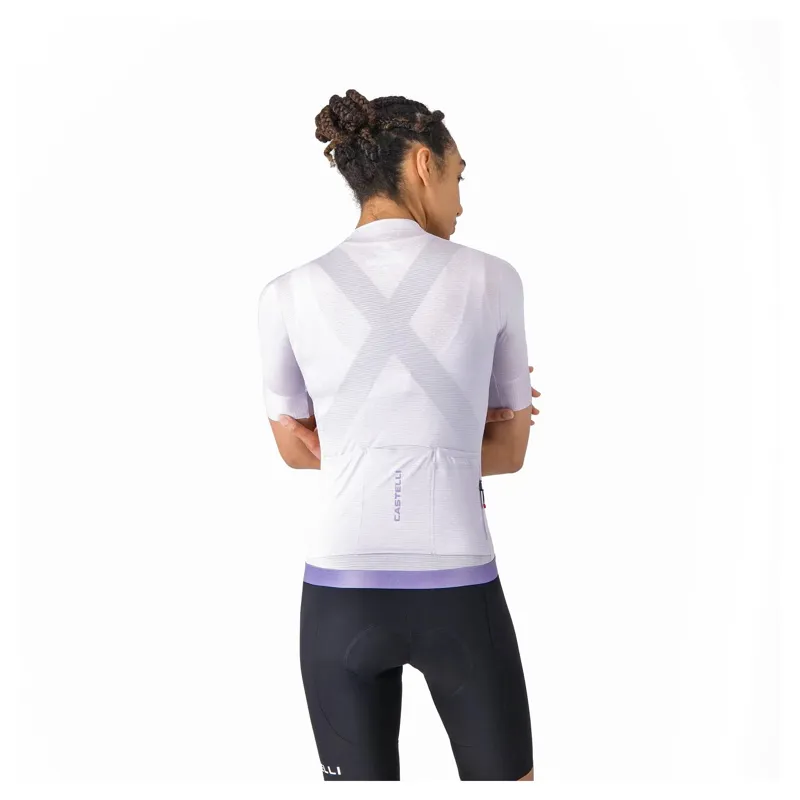 Castelli Espresso 2 Women's Short Sleeve Jersey - Purple Mist-1