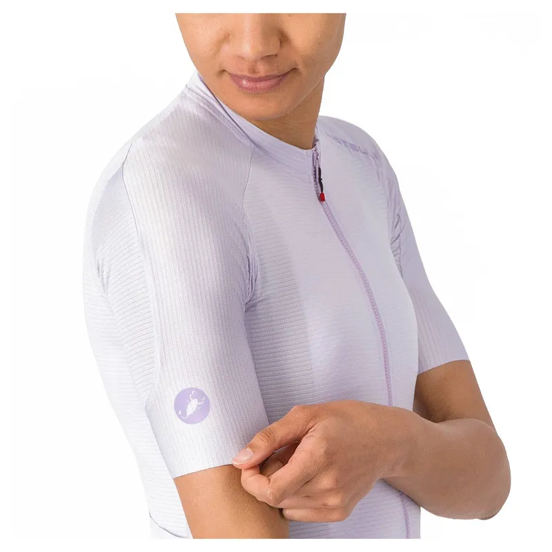 Castelli Espresso 2 Women's Short Sleeve Jersey - Purple Mist-2