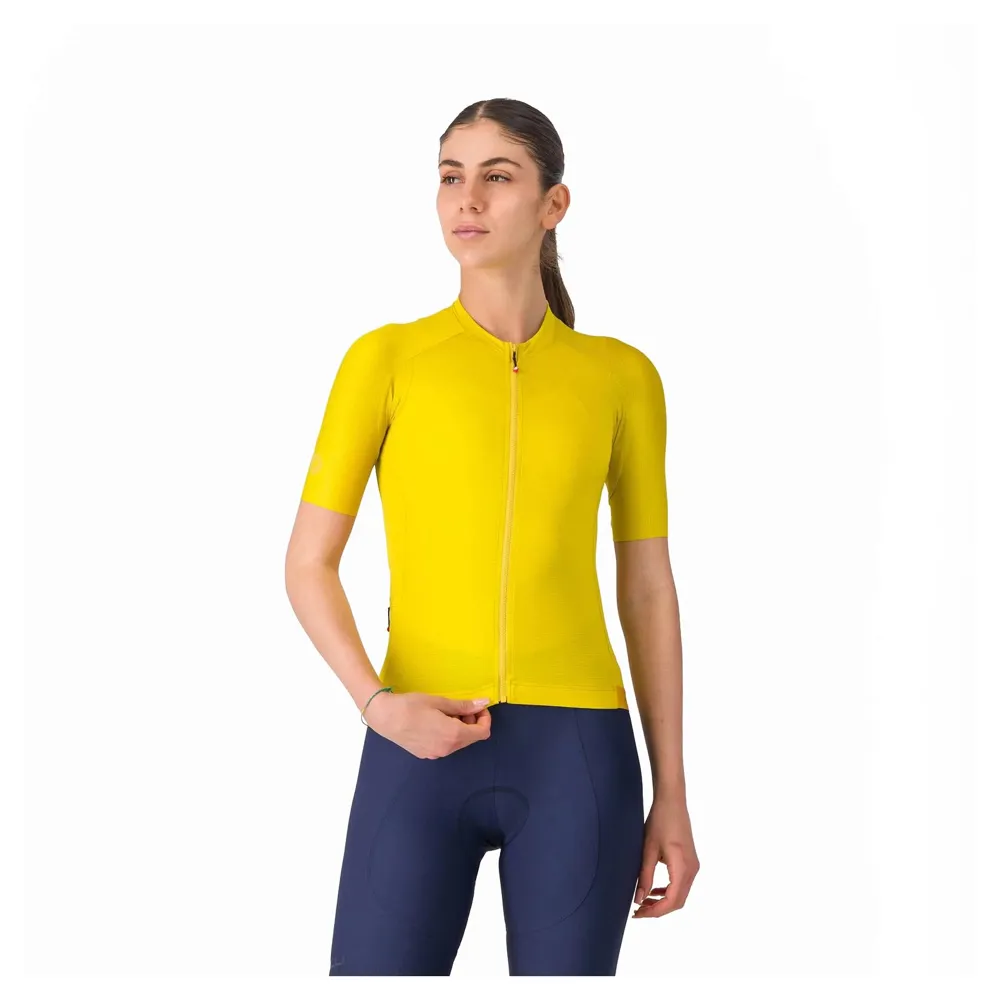 uPRISE Bikes Castelli Espresso 2 Women's Short Sleeve Jersey - Mango Mojito | Price match, 365 day returns, 18-Month Warranty, Finance Available & Free UK Delivery