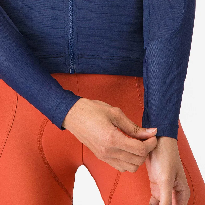 Castelli Espresso 2 Women's Long Sleeve Jersey - Belgian Blue-2