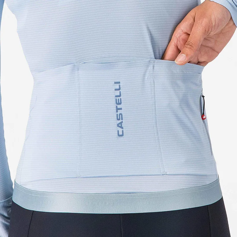 Castelli Espresso 2 Women's Long Sleeve Jersey - Winter Sky-4