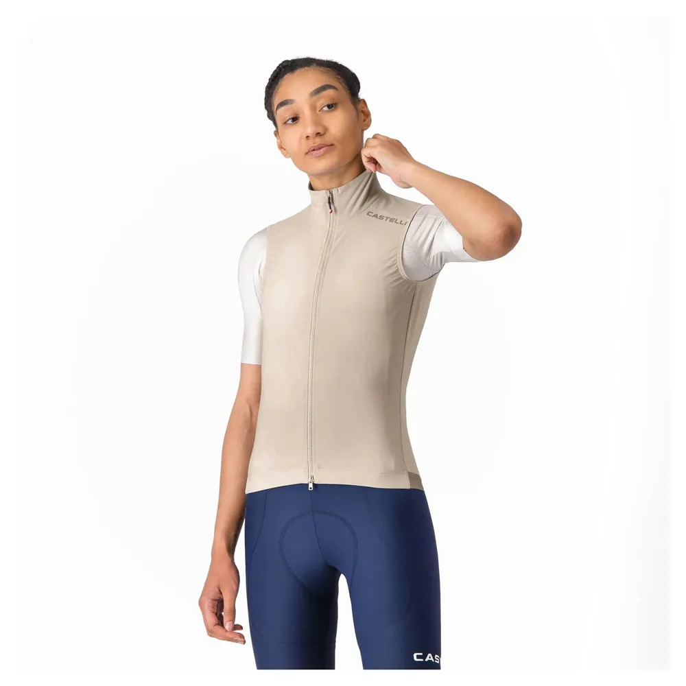 uPRISE Bikes Castelli Espresso 2 Women's Vest - Clay | Price match, 365 day returns, 18-Month Warranty, Finance Available & Free UK Delivery