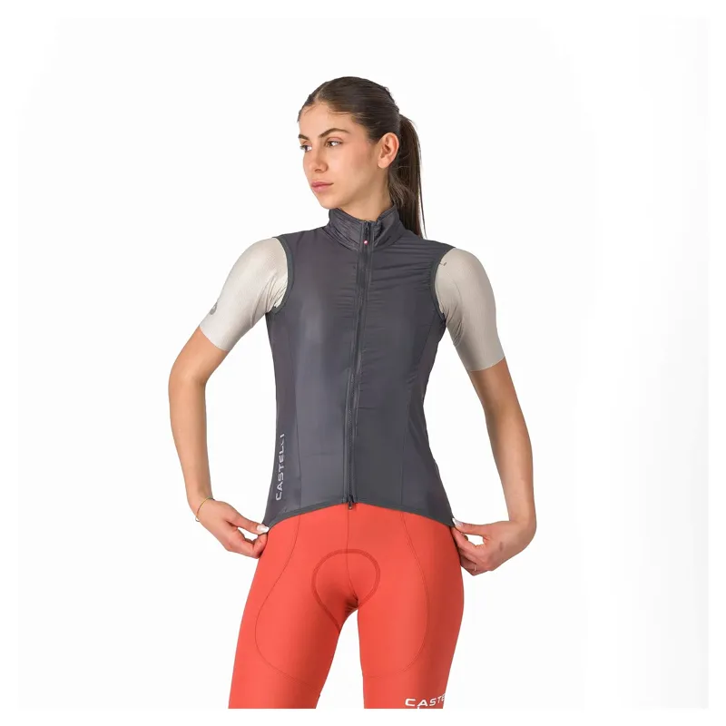 Castelli Aria 2 Women's Windproof Vest - Dark Grey