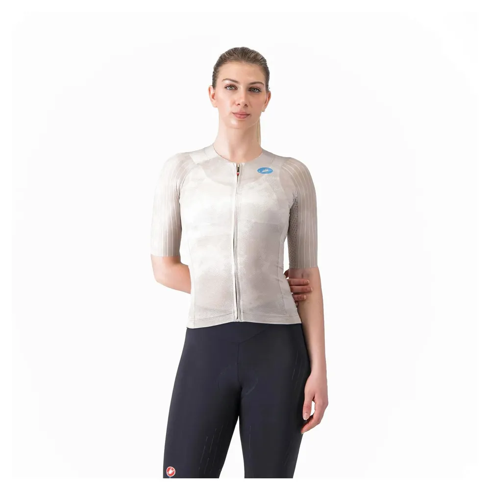 uPRISE Bikes Castelli Aero Race 8S Women's Short Sleeve Jersey - Clay | Price match, 365 day returns, 18-Month Warranty, Finance Available & Free UK Delivery