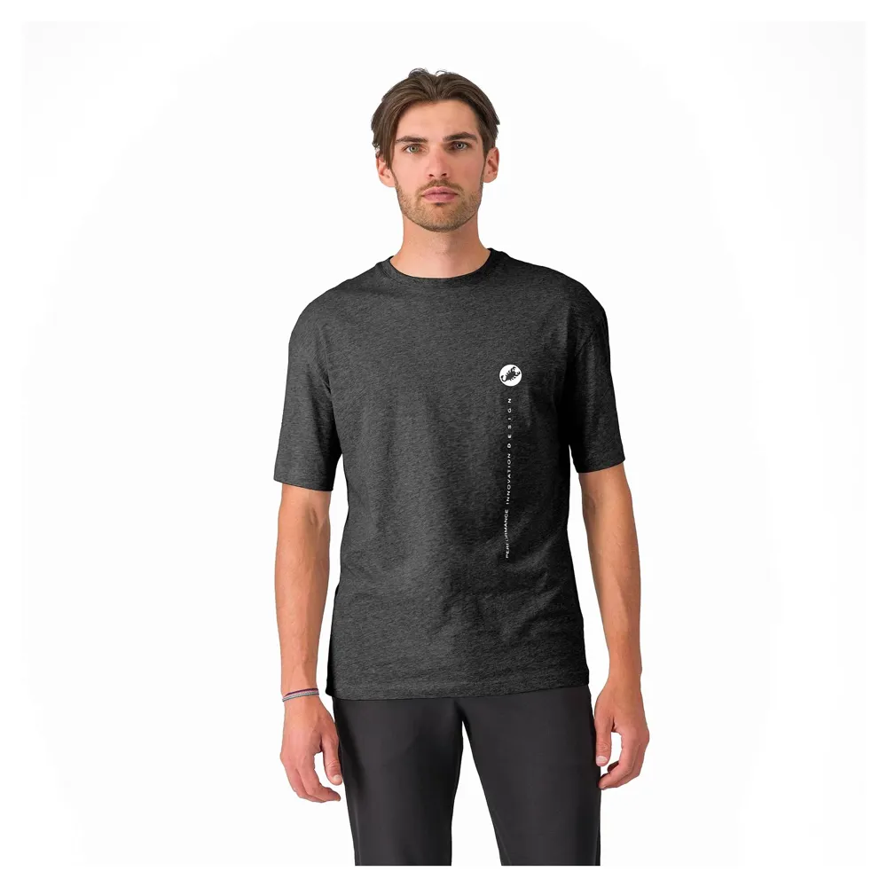 uPRISE Bikes Castelli Innovation Logo Men's T-Shirt - Black | Price match, 365 day returns, 18-Month Warranty, Finance Available & Free UK Delivery