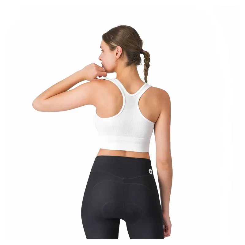Castelli Comfort Travel Women's Crop Top - White -1