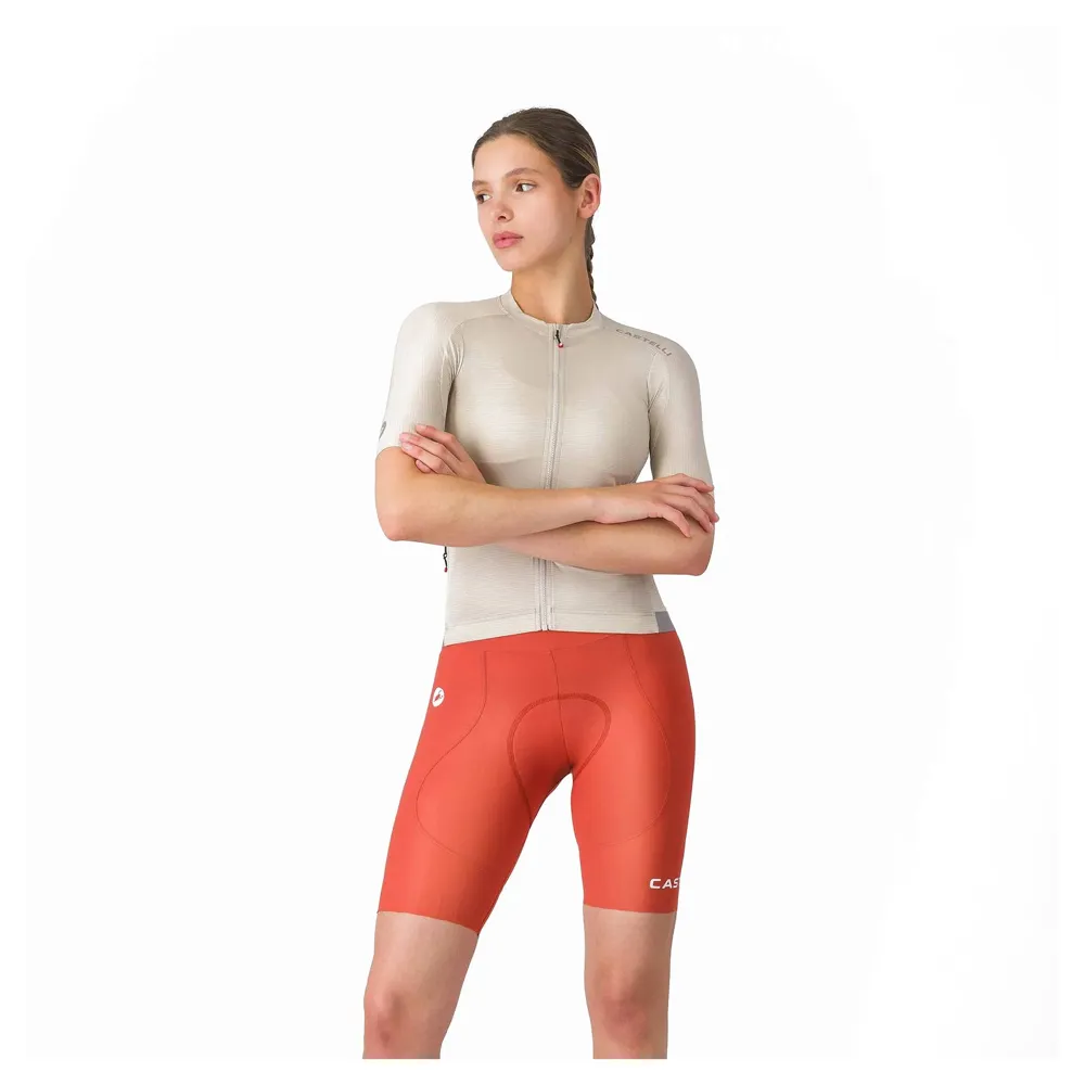 uPRISE Bikes Castelli Espresso 2 Women's Shorts - Paprika | Price match, 365 day returns, 18-Month Warranty, Finance Available & Free UK Delivery