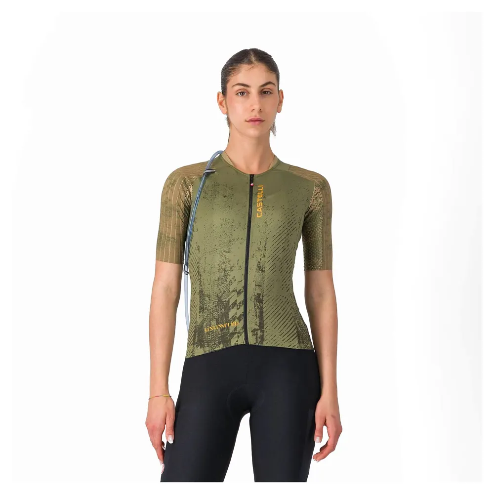 uPRISE Bikes Castelli Unlimited Pro 2 Women's Short Sleeve Jersey - Forest Green | Price match, 365 day returns, 18-Month Warranty, Finance Available & Free UK Delivery