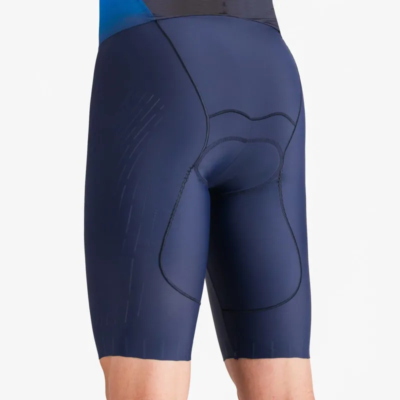 Castelli Free Sanremo 3 Men's Sleeveless Tri Suit - Belgian Blue/Vivid Orange-5