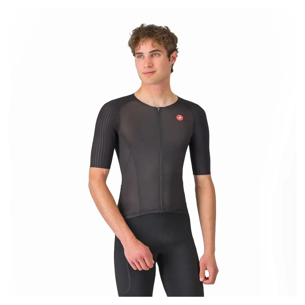 uPRISE Bikes Castelli Free Speed 3 Men's Race Top - Black | Price match, 365 day returns, 18-Month Warranty, Finance Available & Free UK Delivery