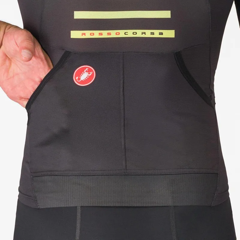 Castelli Free Speed 3 Men's Race Top - Black-4